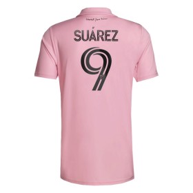 Virallinen pelipaita Inter Miami CF Suarez 9 Koti 2022-23 Lyhythihainen - Miesten